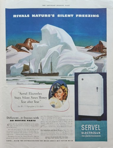 1938 servel electrolux gas - servel,