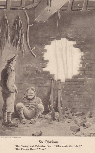 Bruce bairnsfather postcard - bruce,