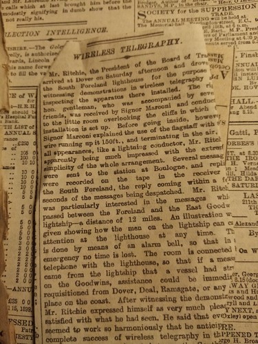El56 ephemera 1899 article - el56,