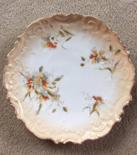 Decorative plate with floral - decorative,