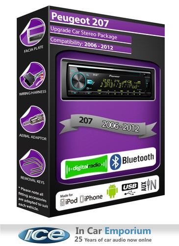 Peugeot 207 dab radio - peugeot, radio,