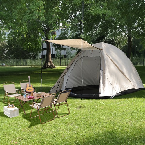 Four man pop tent - up, camping