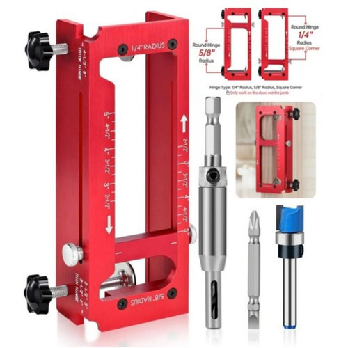 Door hinge jig aluminum - door, jig,