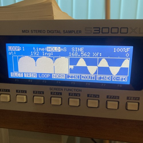 Akai s3000xl sampler led - akai, sampler,