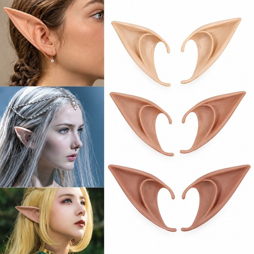 Halloween pointed elf ears - pointed,