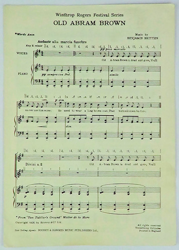 Old abram brown - old, piano