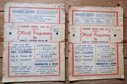 Aldershot football - 2,