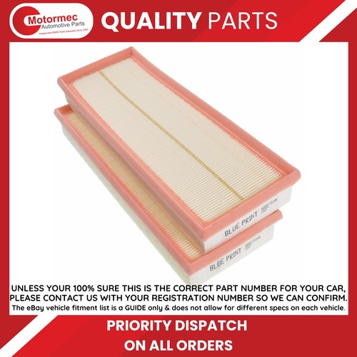Blue print air filter fits - blue,