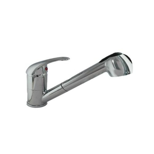 Chrome metal mixer - metal, shower