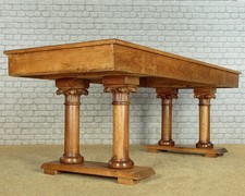 Oak refectory table - oak,
