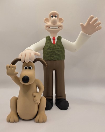 Wallace and gromit figures