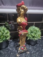 Antique French Spelter Figurine Carmen, from a estate sale .