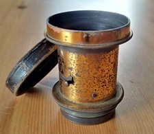 Antique Brass Lens, F8 - Clean