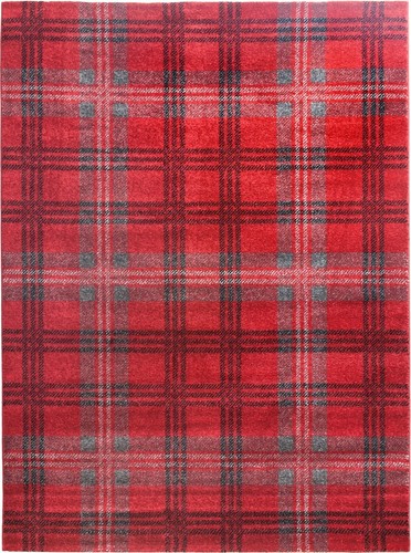 Tartan check rug - check, runner