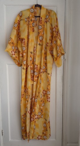 Japanese vintage kimono yukata - kimono,
