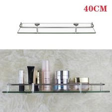 Bathroom Glass Shelf Wall
