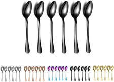 Black Coffee Spoons, 13 Cm
