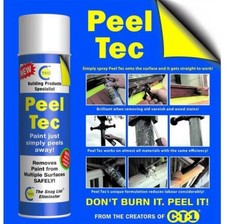 C-Tec Peel Tec Paint Remover Stripper for Wood and Metal, Aerosol Spray, 500ml