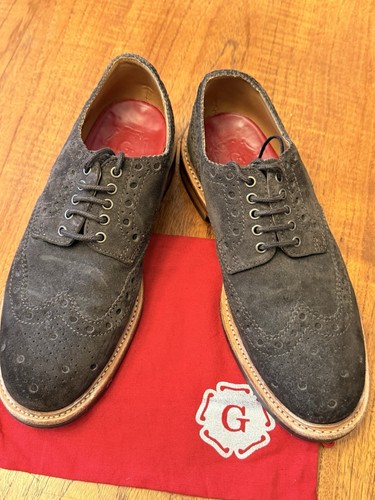Grenson archie brown suede - brown,