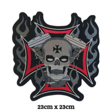 Motorcycles Rider Skull Flame