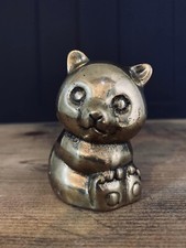 Solid Brass Bear, Cute Small