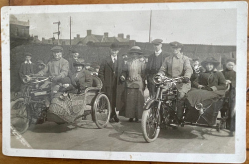 Burry port motorbike - port, sidecar
