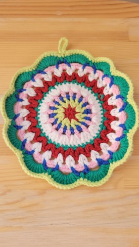 Crochet coaster handmade - crochet,