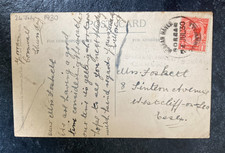 G.B. RUBBER GORRAN HAVEN, CORNWALL 1930. SOME MARKS/WEAR/WORN EDGES/CORNERS.