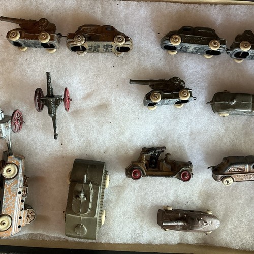 Barclay toy soldiers vehicles - toy,