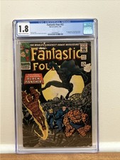 Fantastic Four #52 July 1966 CGC 1.8 Introducing Black Panther Marvel Comics