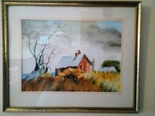 Beautiful watercolor Midwest