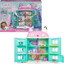 Gabby’S Dollhouse, Purrfect Dollhouse with 2 Toy Figures, 8 Furniture Pieces, 3 