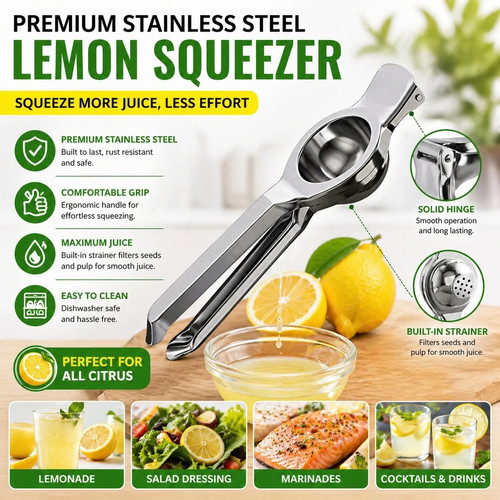 Manual lemon squeezer heavy - manual,