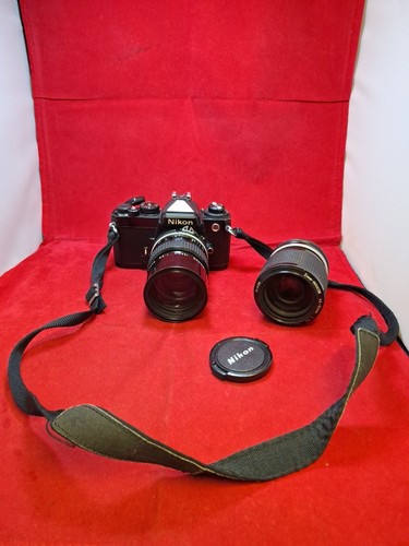Nikon black 35mm slr - fe,