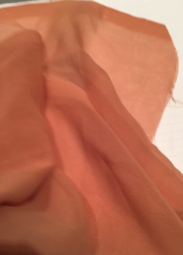 Fine sari remnant apricot - sari,