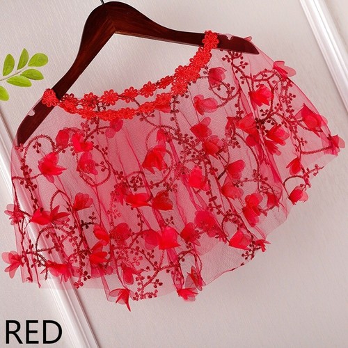 New women mesh lace cape - mesh,