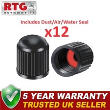 12x Tyre Valve Dust Caps With
