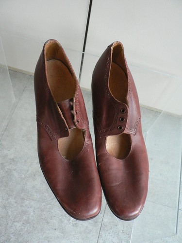 Shoes brown leather ww2 - brown, lace