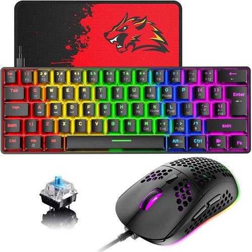 Rgb mini mechanical gaming - 60%,