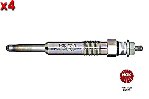 Glow plug ngk fits honda - 4x,