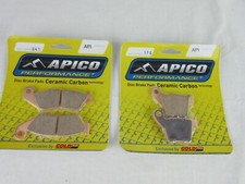 Honda CRF450 02-22 apico front & rear brake pads 041 176 motocross