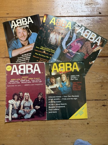 Assorted abba magazines - abba,