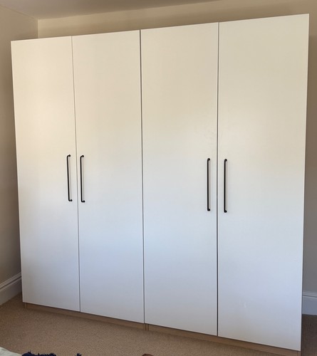 Ikea pax wardrobe white - ikea,