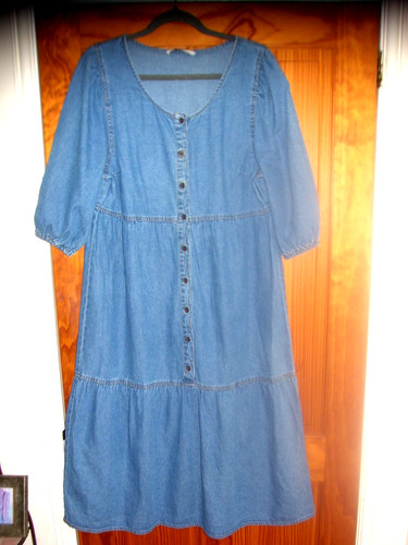 Woman blue denim - blue, 3/4