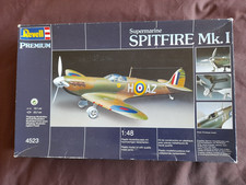 Revell Premium 1/48 Spitfire Mk.I w/metal parts #4523. Photocopied instructions.