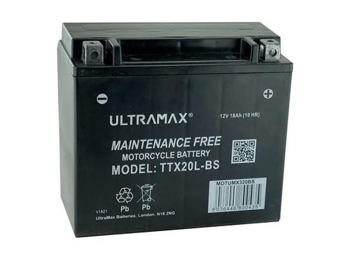 Ultramax ttx20l battery - ttx20l-bs,
