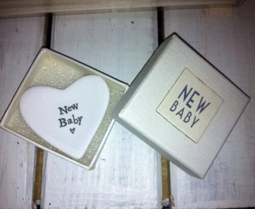 Small porcelain heart dish - porcelain,
