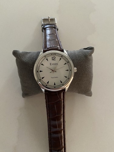Eiger watch textured buckle - textured,