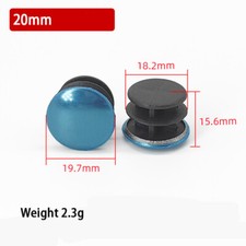 Chrome Tube Pipe Inserts Plugs Blanking Bungs End Caps Metal Round 16 20mm-50mm