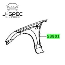 Toyota MR2 MK3 Roadster/Spyder/MR-S 1999 - 2006 Front Right Wing 53811-17090